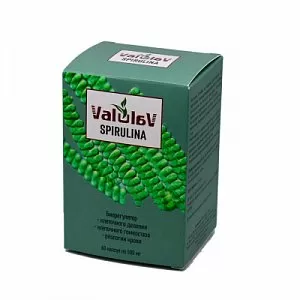 Valulav Spirulina источник аминокислот, витаминов и минералов