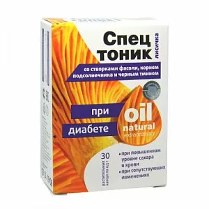Спецтоник лисичка. При диабете